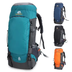 65L Hiking Backpack Waterproof Outdoor Sport Travel Daypack for Men Women Camping Trekking Touring