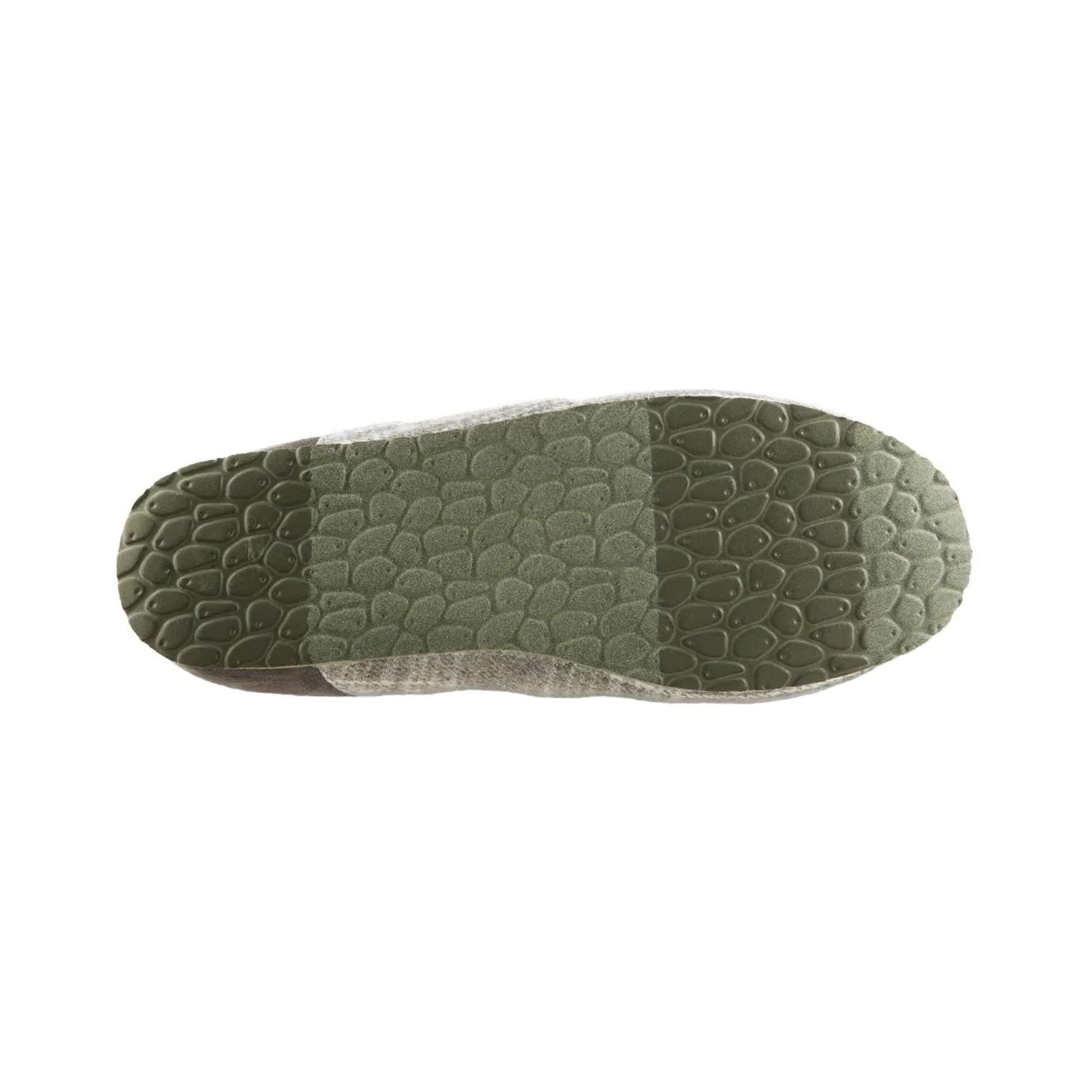 Acorn Men's Slippers - Parker Algae Sole Grey Plaid Flannel, Large | A20158GPLML