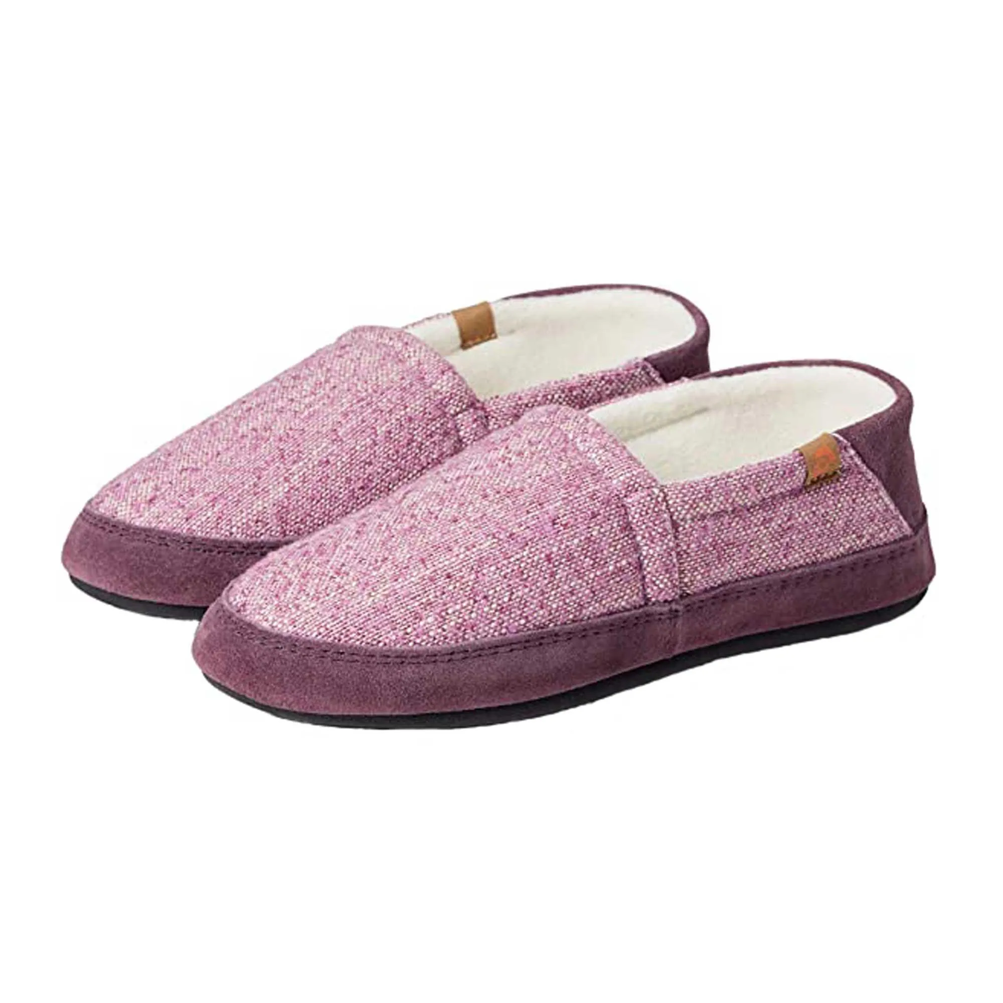 Acorn Women's Slippers - Moc II Blackberry Collapsible Heel, Small | A20132BBYWS