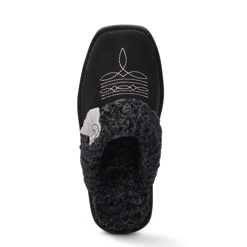 Ariat Women's Jackie Square Toe Slipper, Black