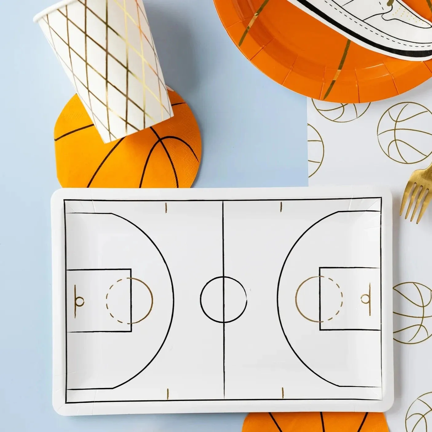 BASKETBALL NET PARTY CUPS