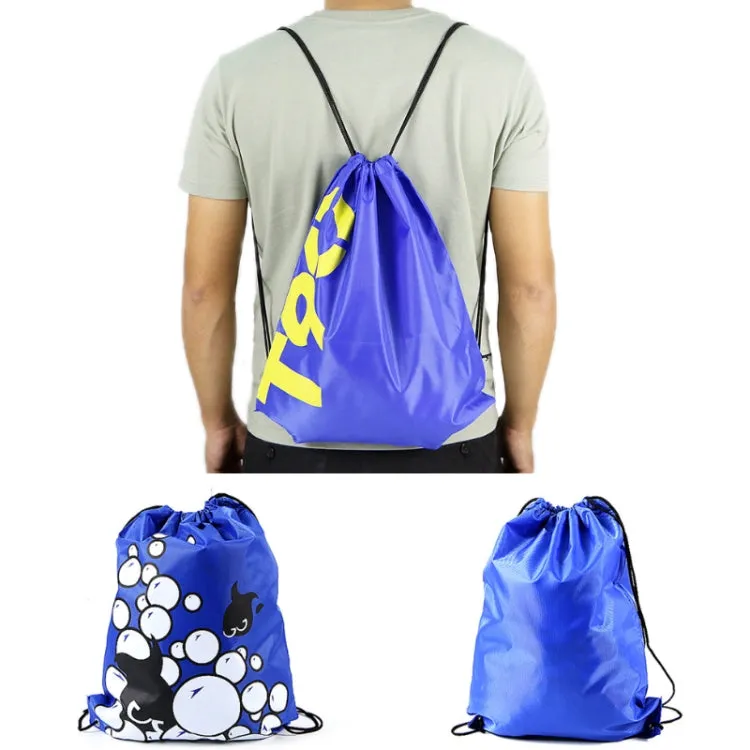 Beach Fitness Swimming Drawstring Waterproof Bag(T90 Blue Yellow)