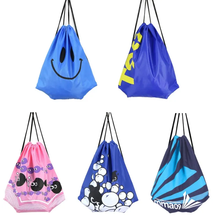 Beach Fitness Swimming Drawstring Waterproof Bag(T90 Blue Yellow)