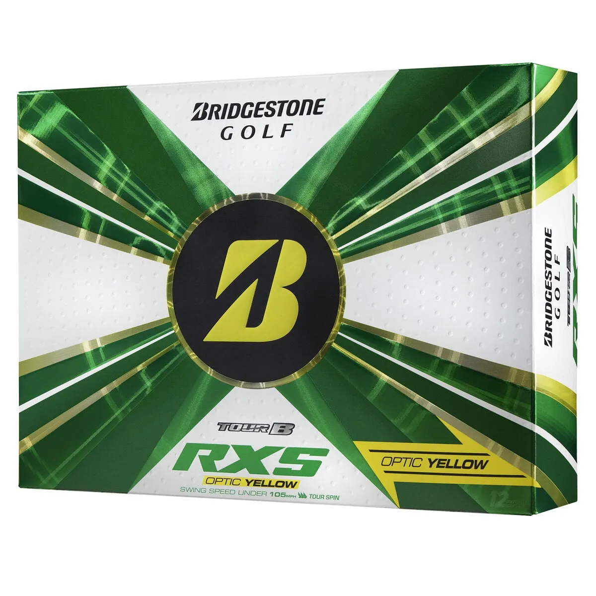 Bridgestone Tour B RXS 2024Golf Balls-Dozen Yellow