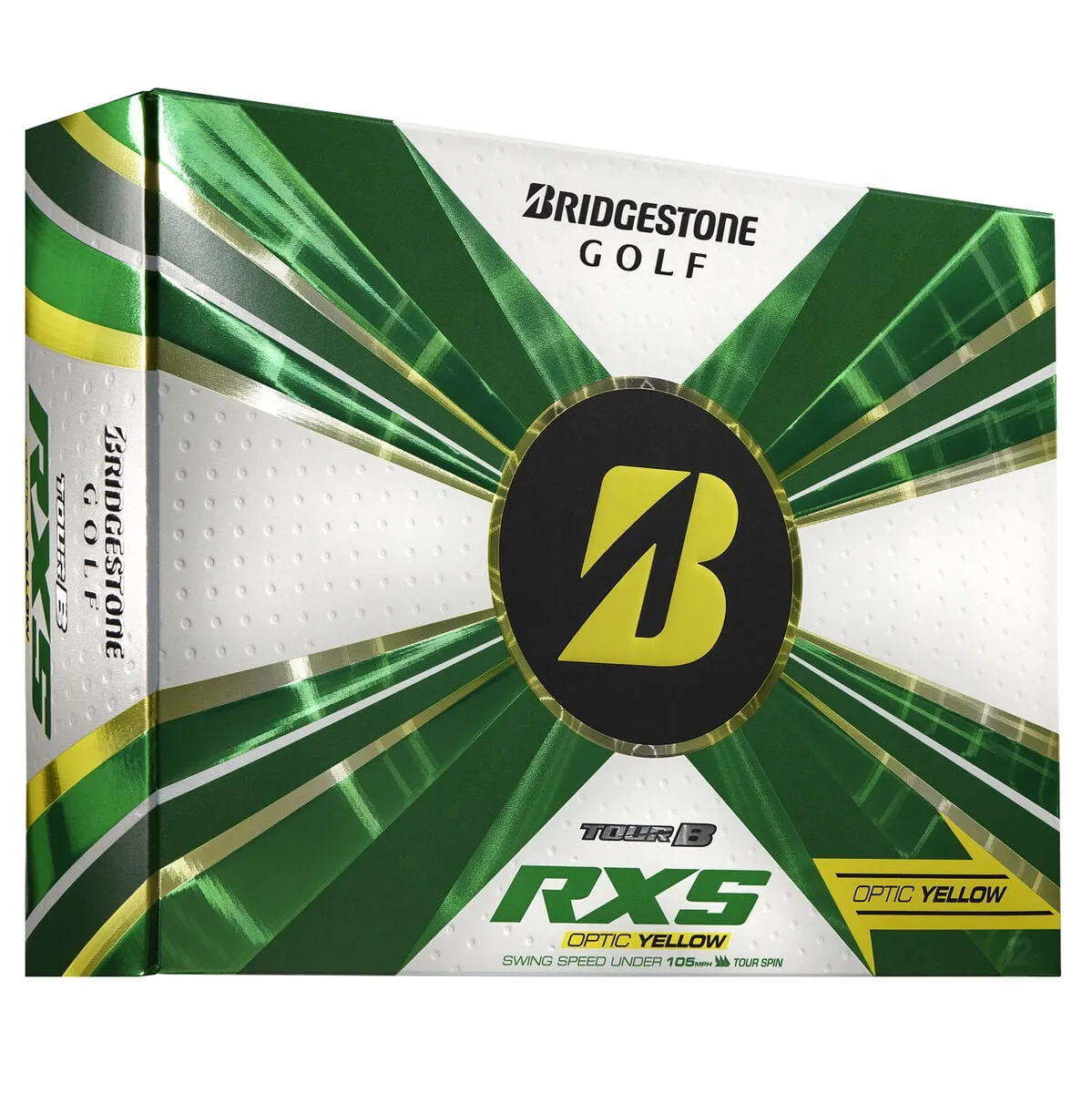 Bridgestone Tour B RXS 2024Golf Balls-Dozen Yellow