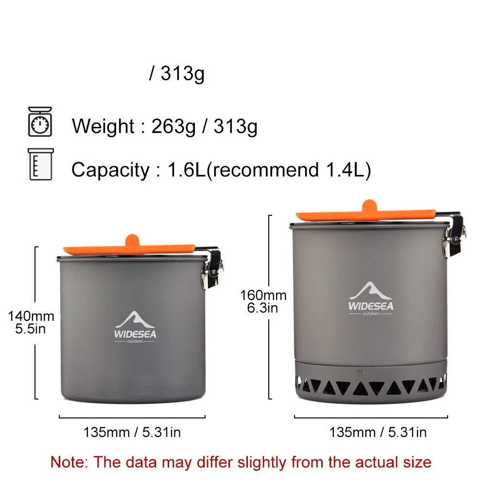 Camping Portable Hiking Single-pot Energy-collecting