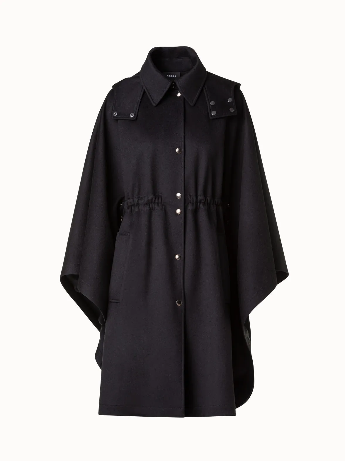 Cashmere Cape with Detachable Hood and Storm-System® Finish