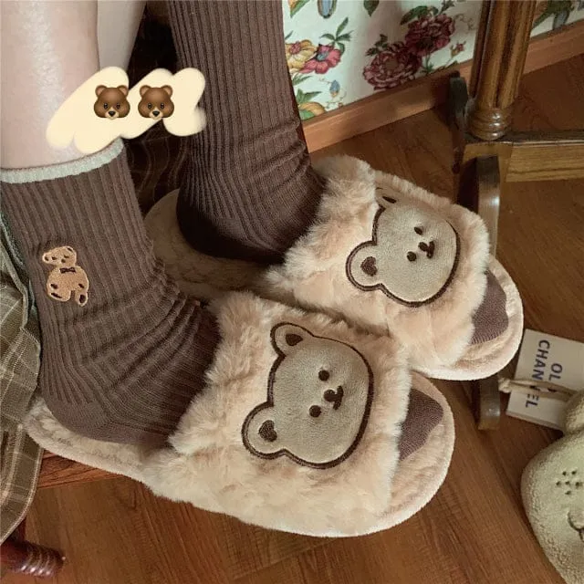 Cute Fluffy Kawaii Slippers