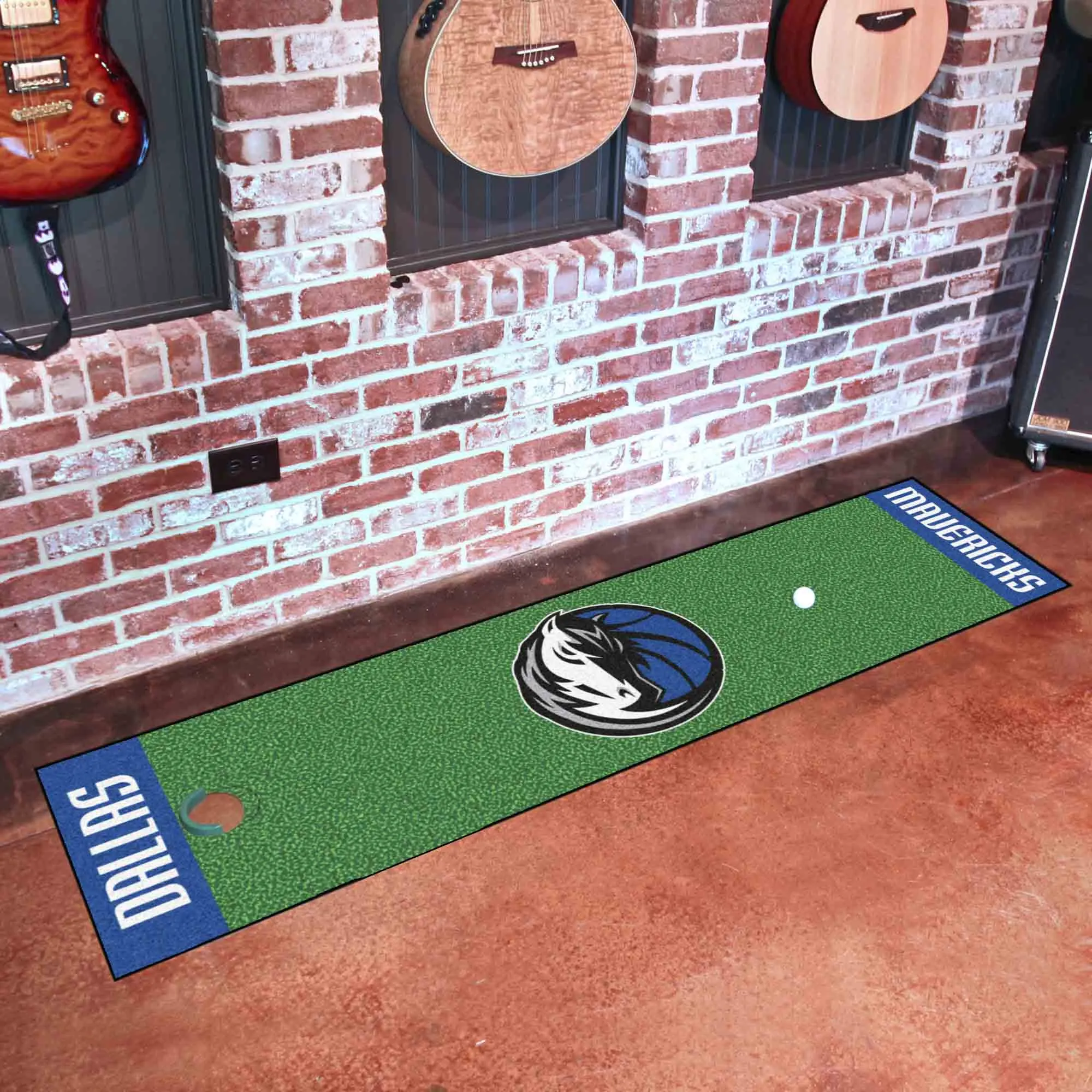 Dallas Mavericks Putting Green Mat - 1.5ft. x 6ft.