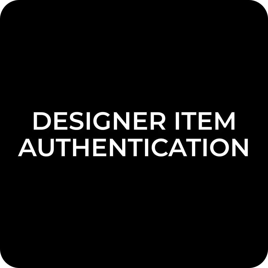 Designer Item Authentication Service