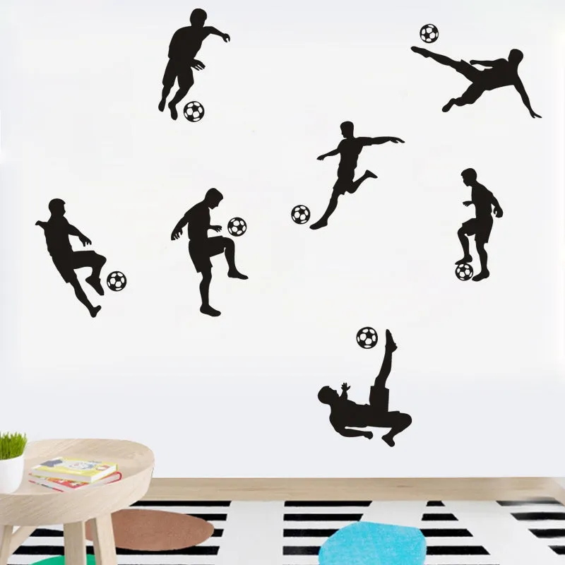 Fun Soccer Player Decals