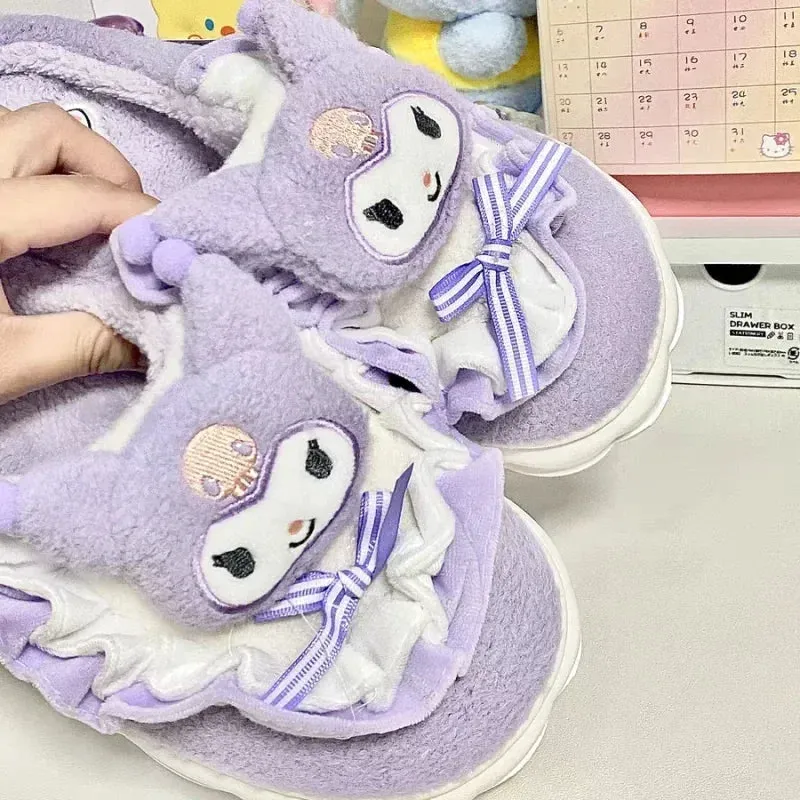 Fuzzy Friends Kawaii Slippers