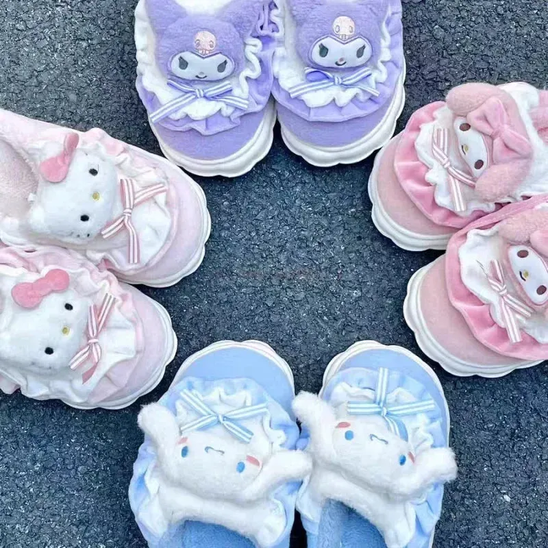 Fuzzy Friends Kawaii Slippers