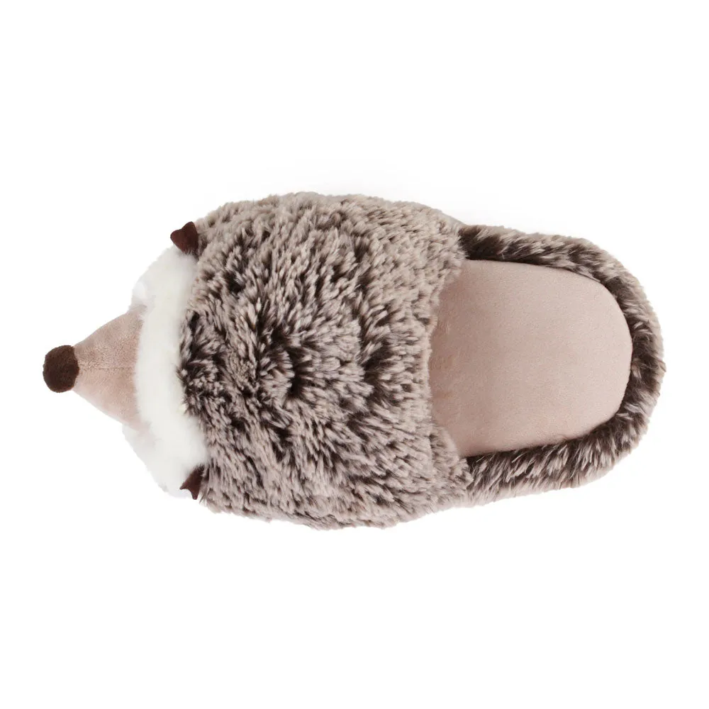 Fuzzy Hedgehog Slippers