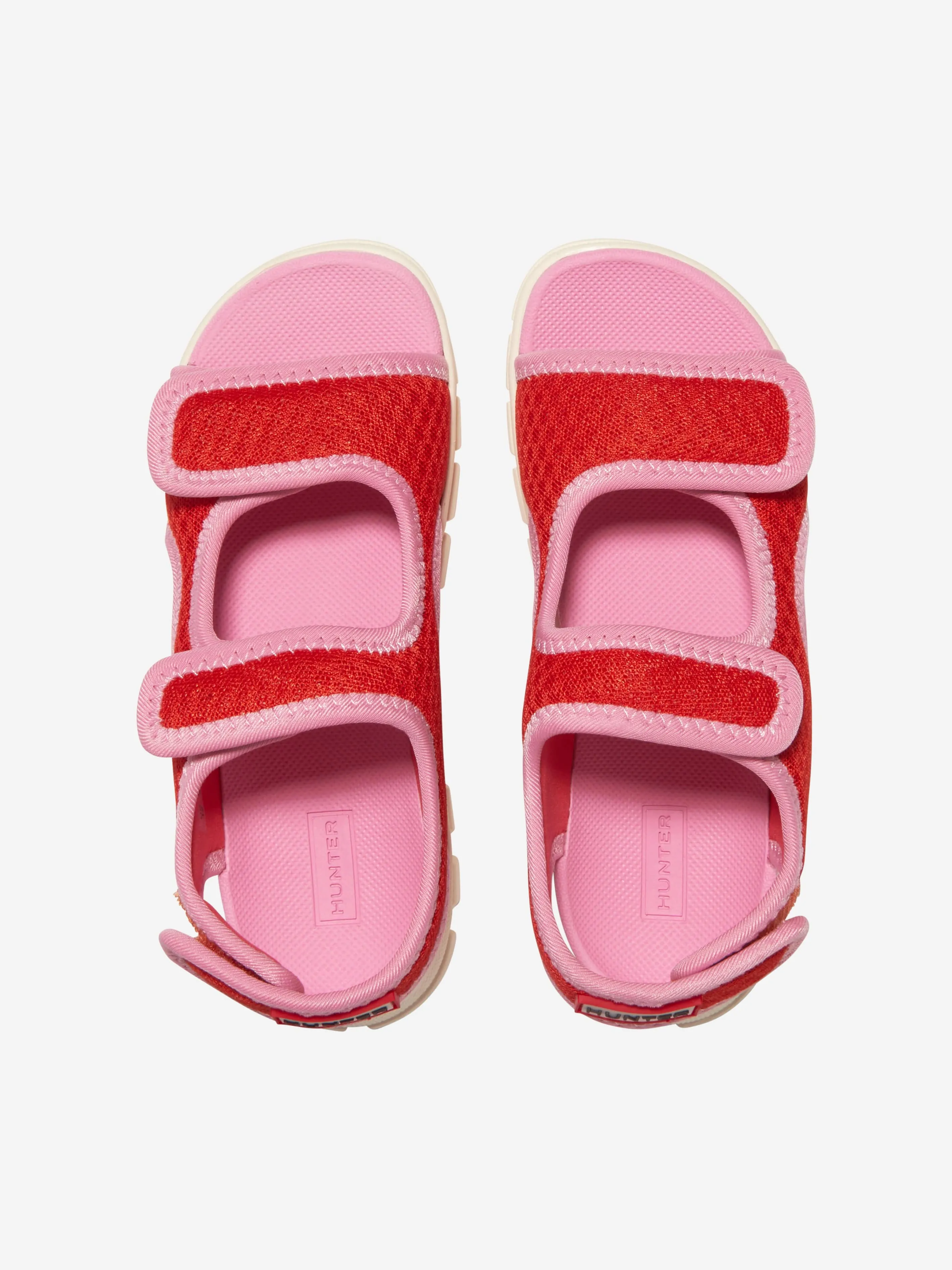 Hunter Kids Travel Sandals in Red