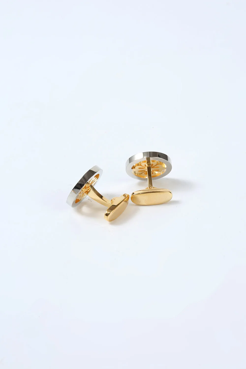 Men's Golden Tuxedo Cufflinks