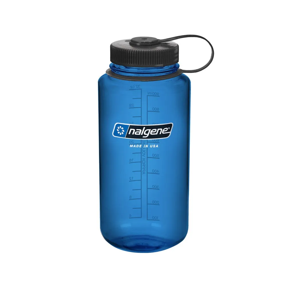 【Nalgene】1000cc寬嘴水壼 灰藍 2178-2024