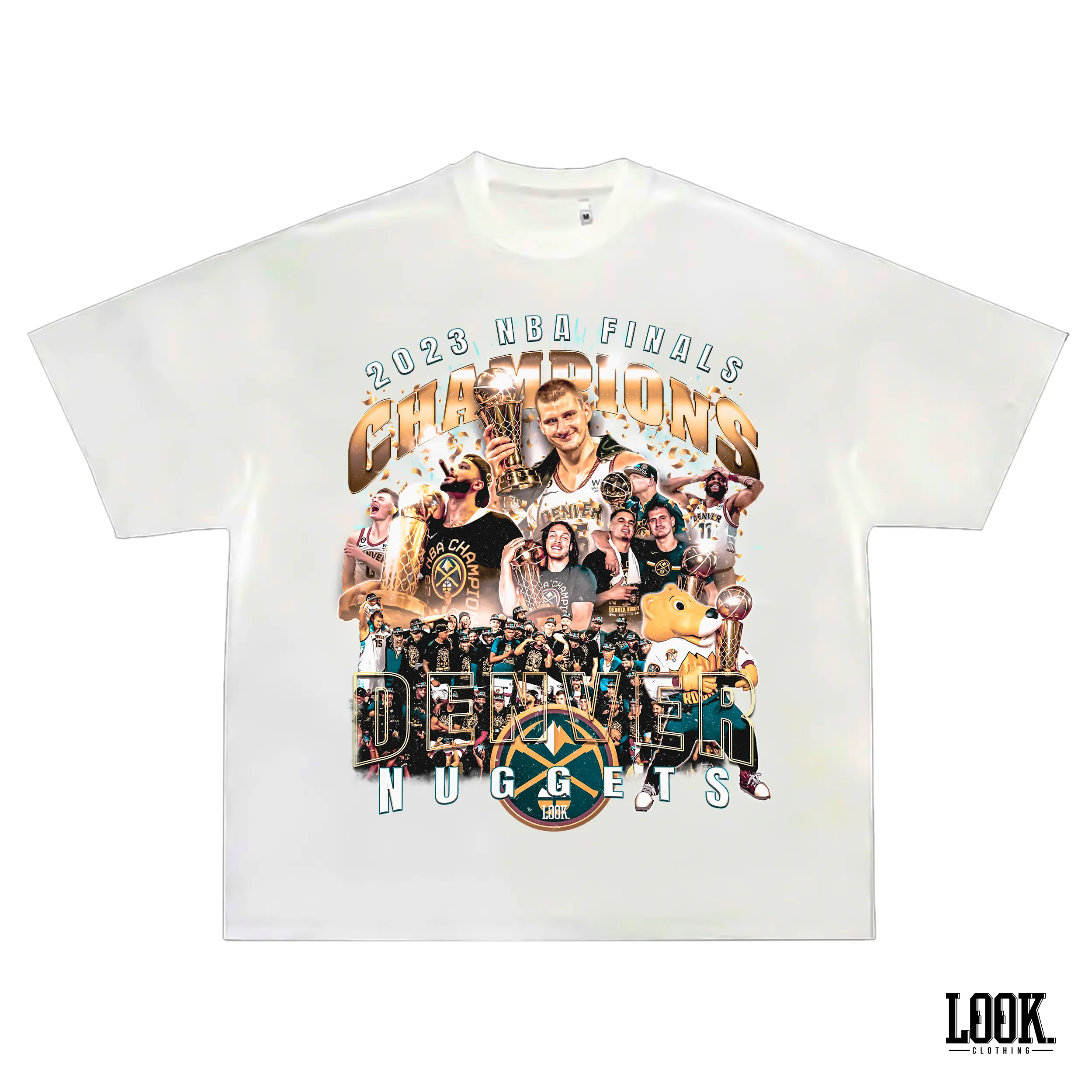 NBA Champions '23 Denver Nuggets LOOK. Graphic Tee