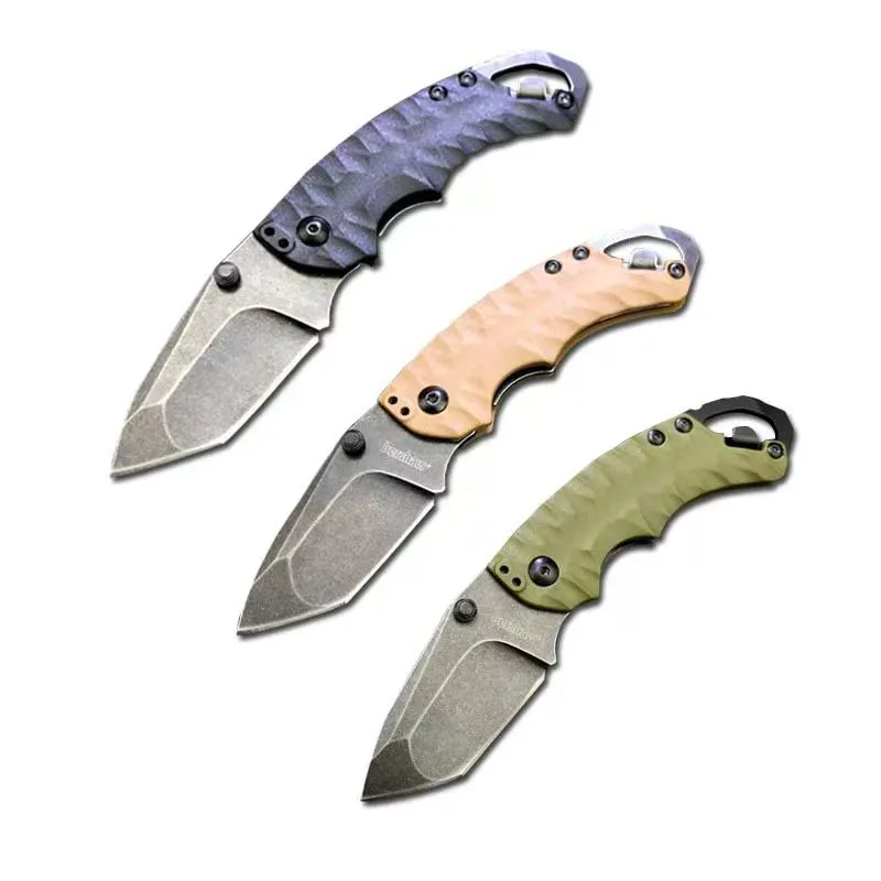 Outdoor Knife Shuffle Ii Glass Filled Nylon Handle Edc Hiking Hunting Pocket Folding Survival Camping Knife