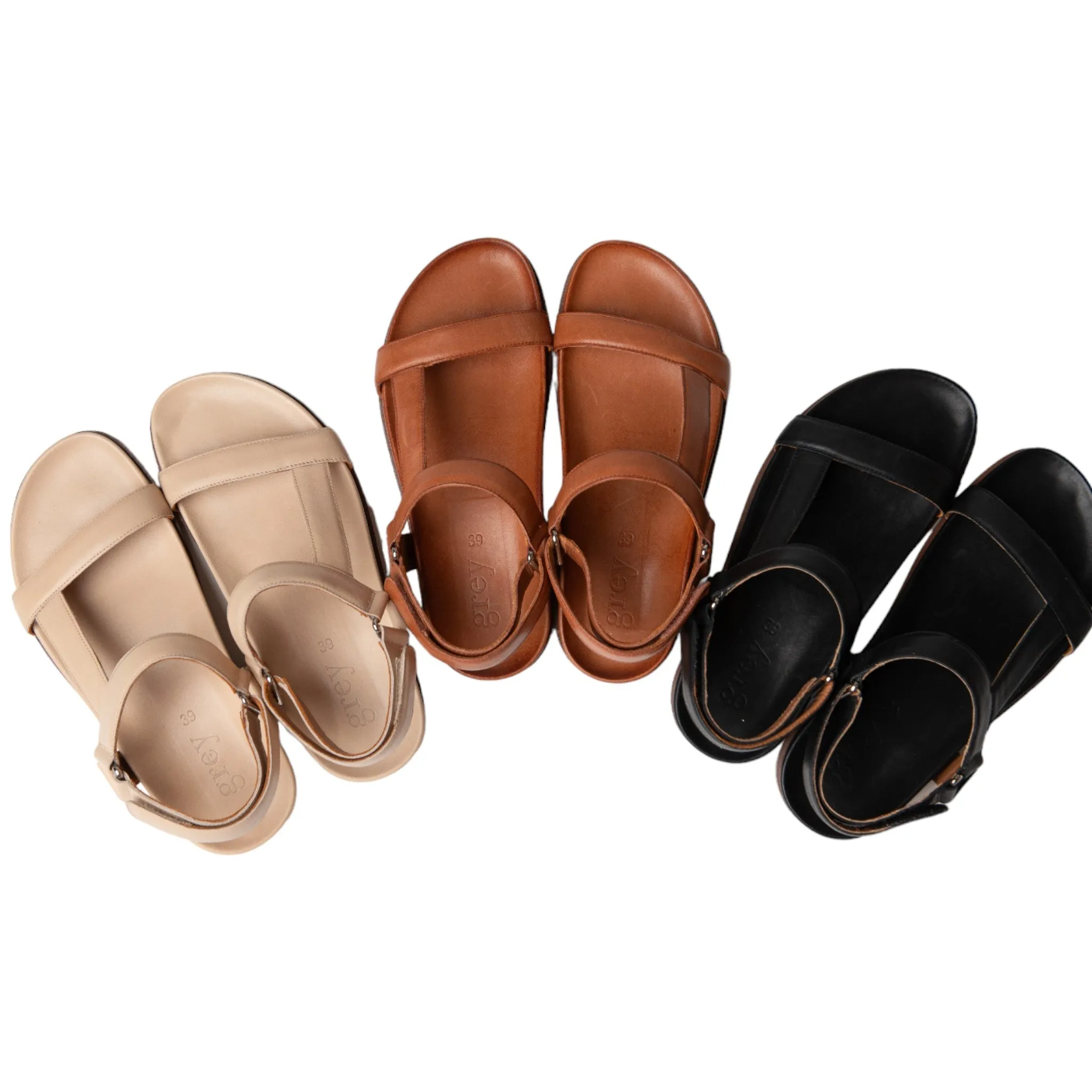 Outdoor Sandals - Gabriela / Gab in Linen