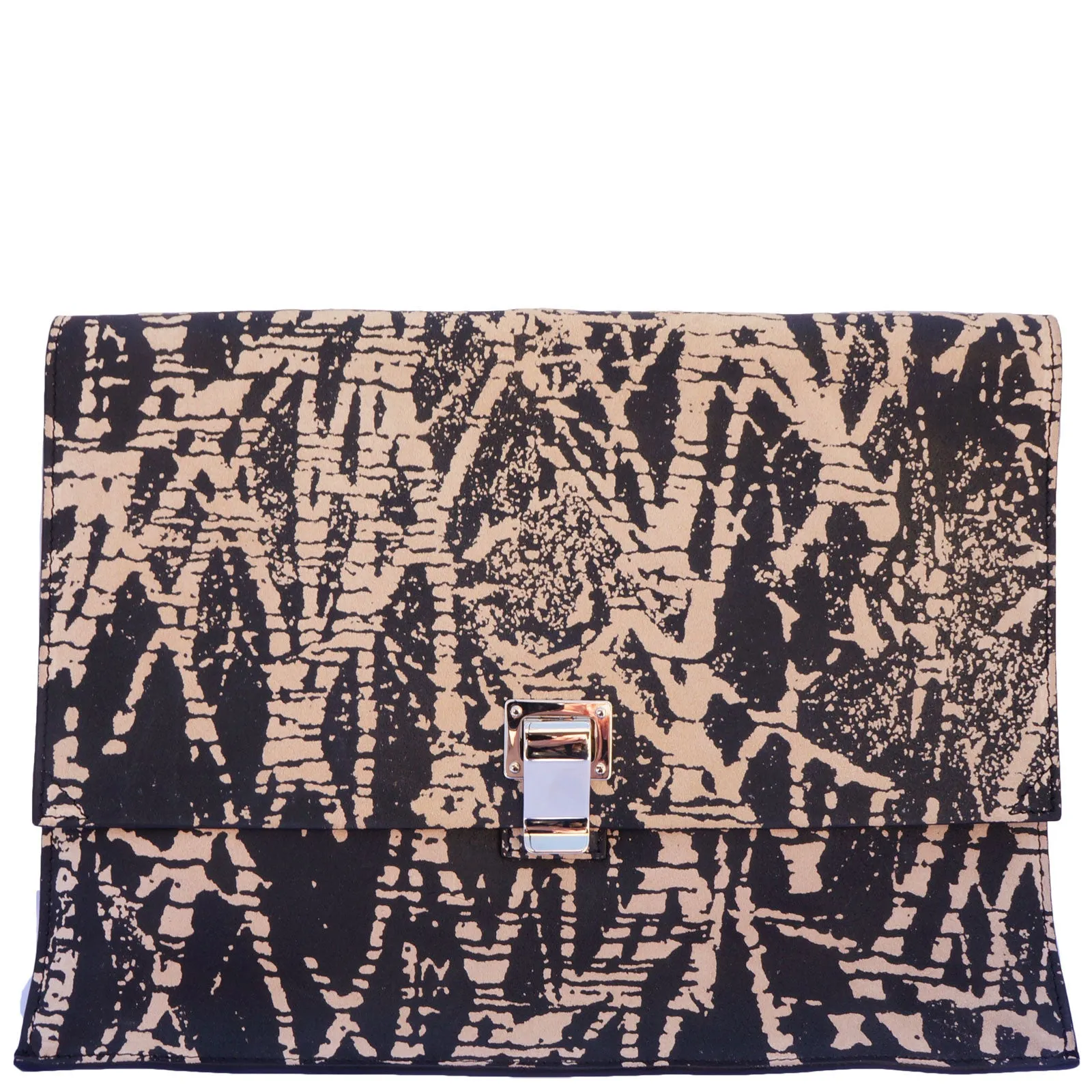 PROENZA SCHOULER PRINTED LEATHER LUNCH BAG NEW WITH TAGS