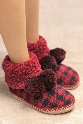 Red Buffalo Plaid Slippers