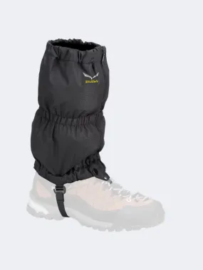 Salewa Large Hiking Unisex Outdoor Gaiter Black