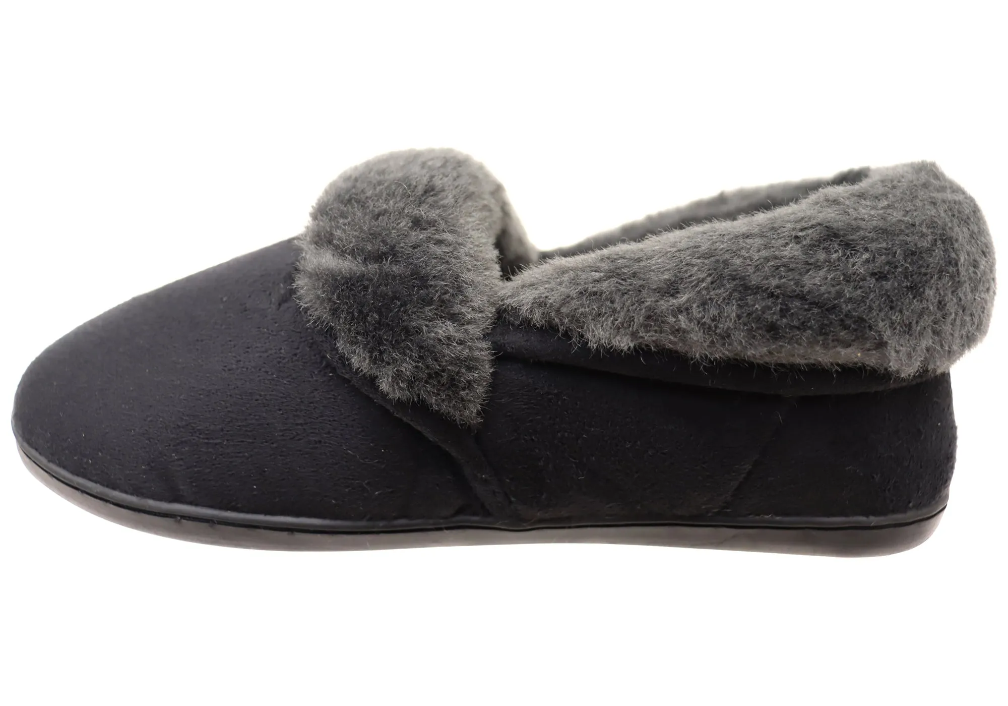 Scholl Orthaheel Snuggle II Womens Comfort Supportive Indoor Slippers