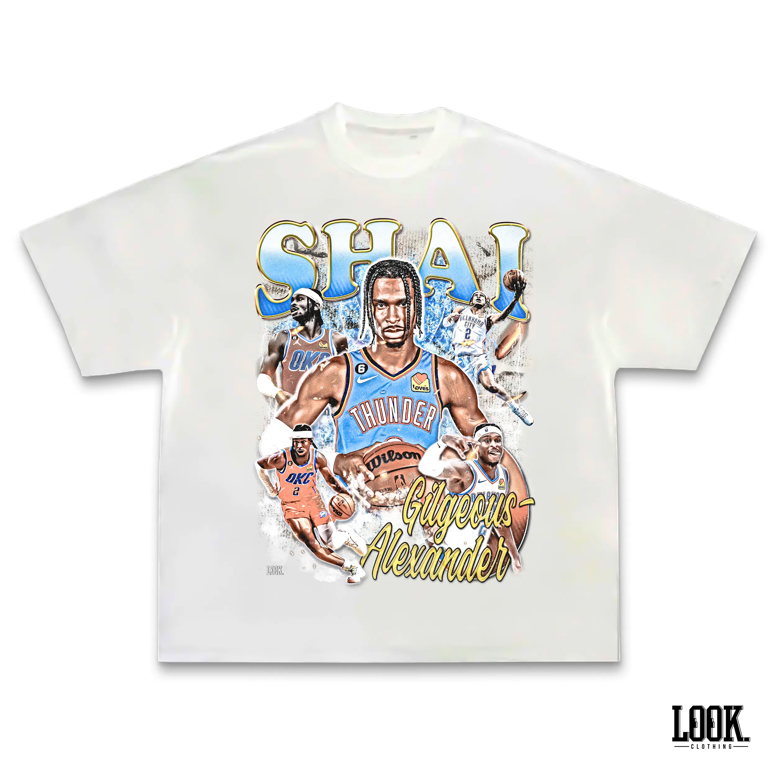 Shai Gilgeous-Alexander 'SGA' - LOOK. Graphic Tee