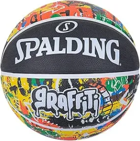 Spalding Rubber Basketball Graffiti - Rainbow SZ7