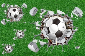 Sports Fabric, Soccer Fabric, Soccer Ball Holes 1137