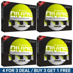 Srixon Z-Star Divide Golf Balls - 4 FOR 3 DEAL