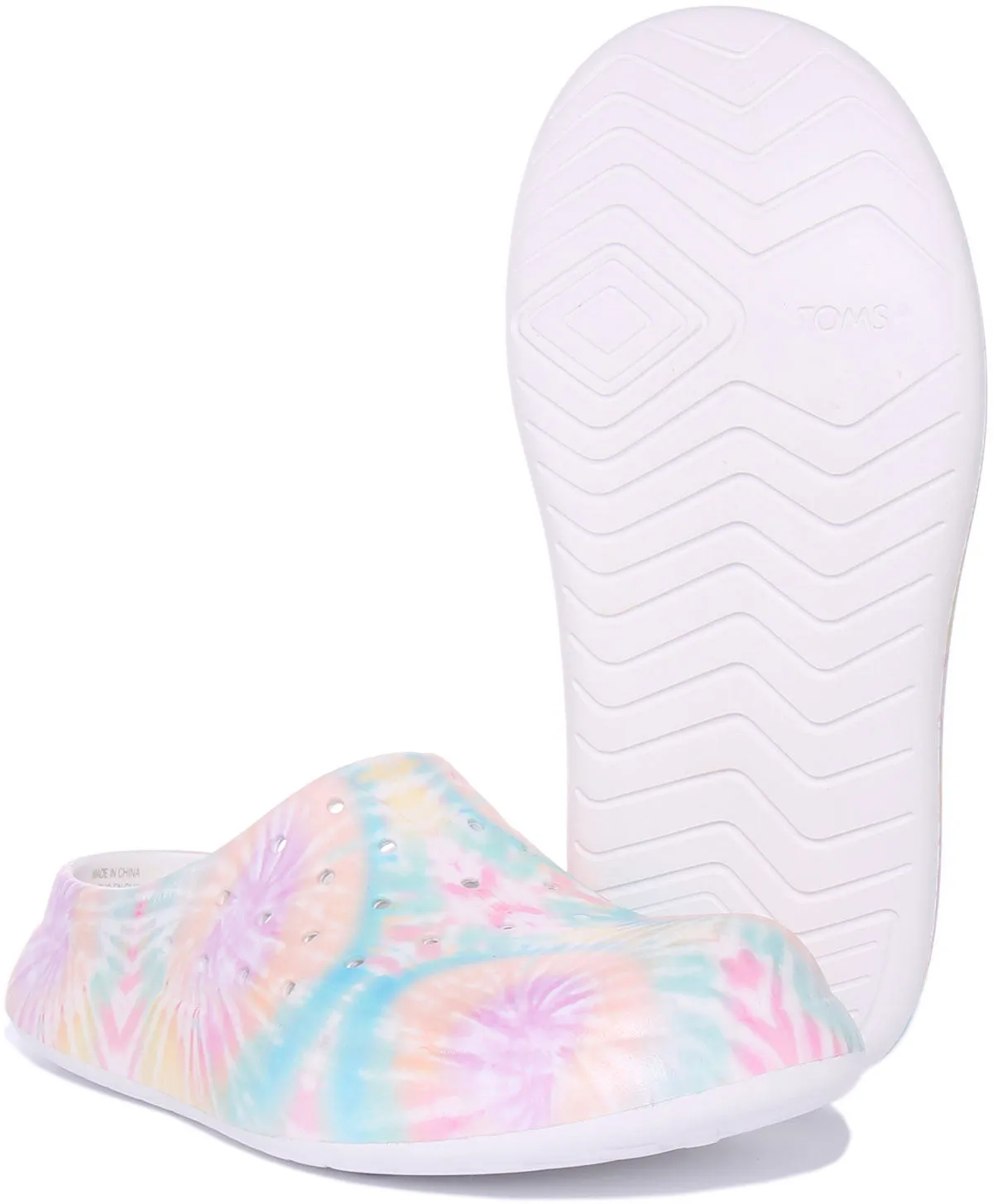 Toms Mallow Eco In Pink Tye Dye