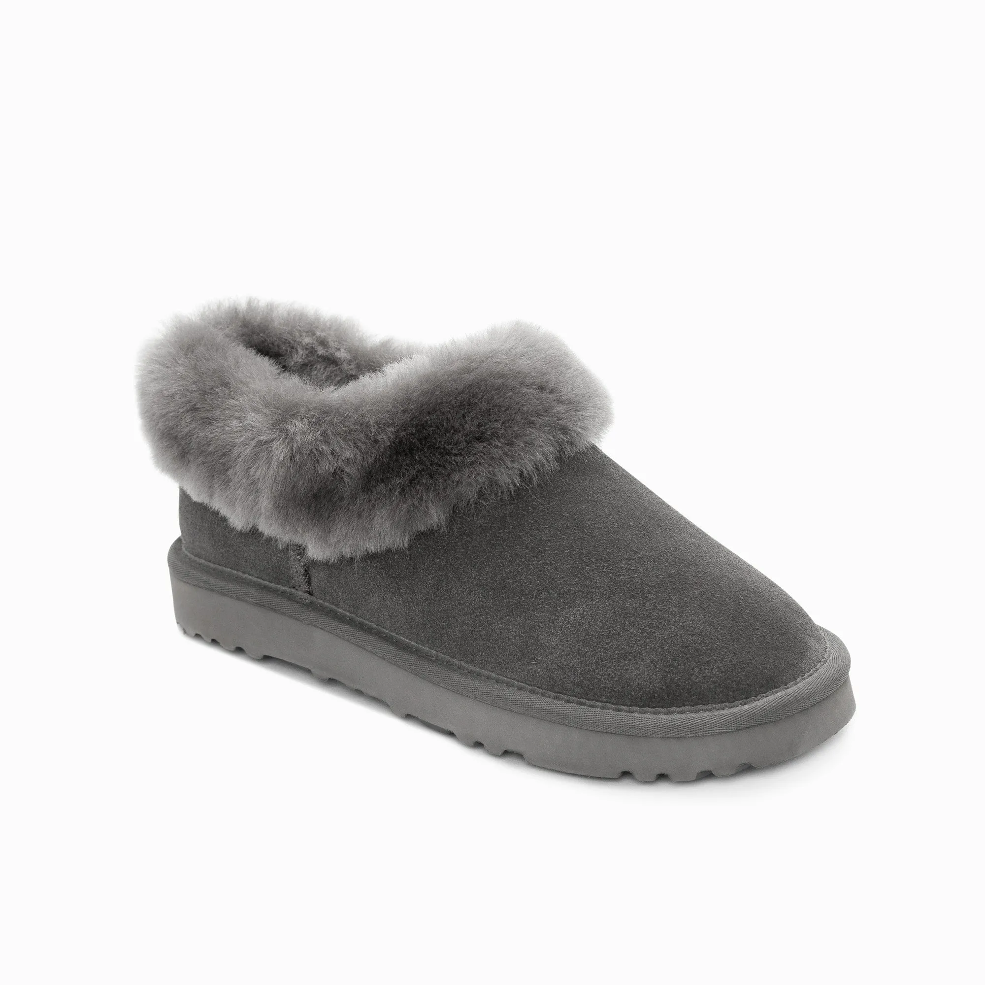 Ugg Slippers Avery Unisex Premium Sheepskin Slippers Suede