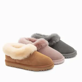 Ugg Slippers Avery Unisex Premium Sheepskin Slippers Suede