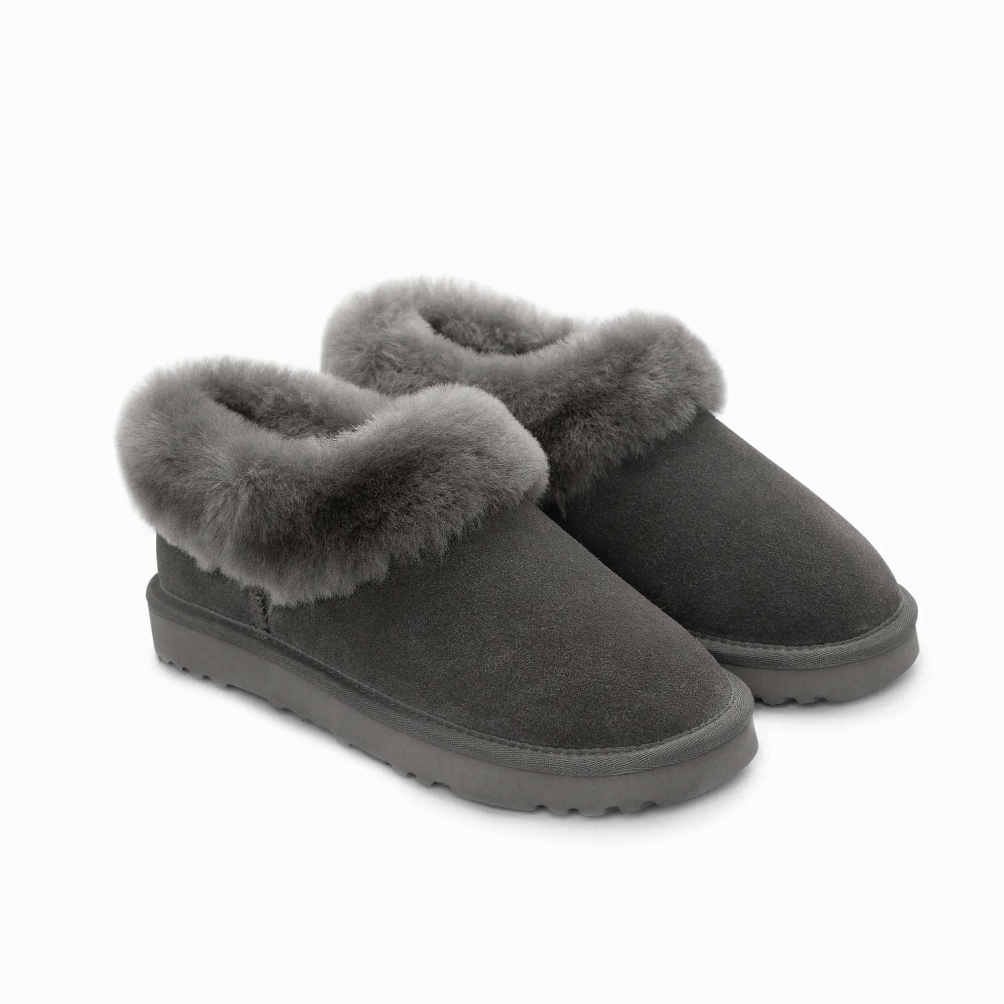 Ugg Slippers Avery Unisex Premium Sheepskin Slippers Suede