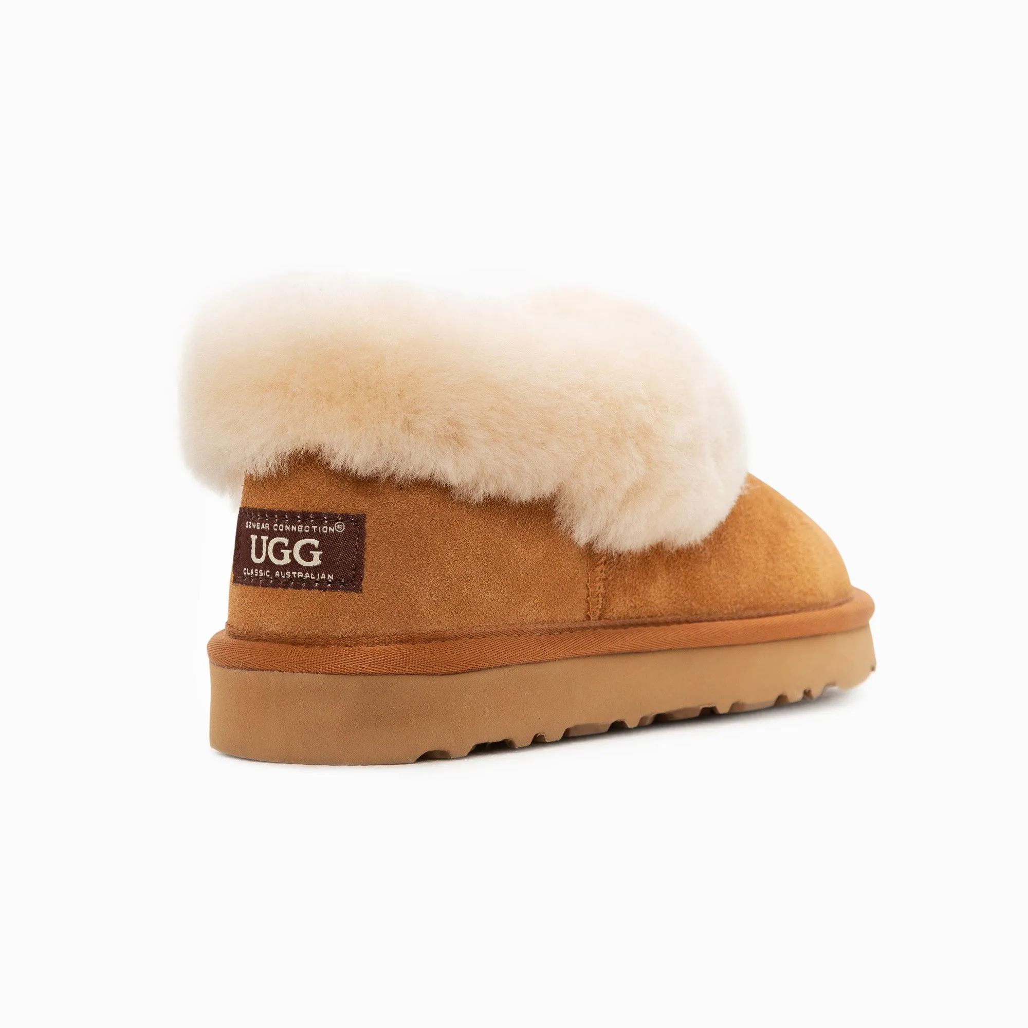 Ugg Slippers Avery Unisex Premium Sheepskin Slippers Suede