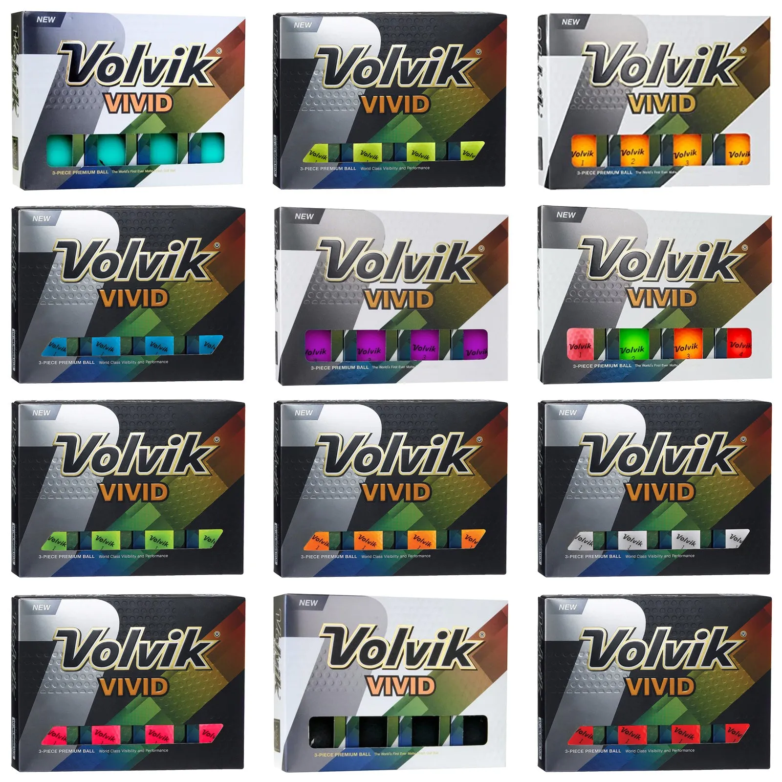 Volvik VIVID Golf Balls