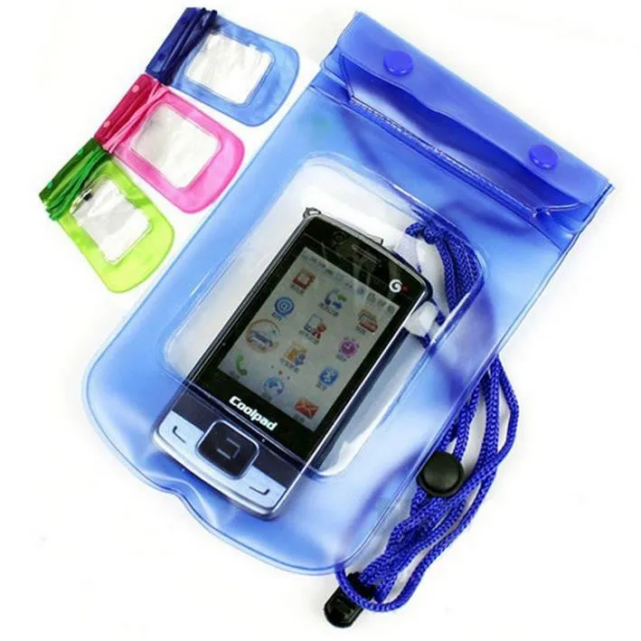 Water Dirt Snow Proof Case Waterproof Protection Underwater Travel Dry PVC Bag Cell Phone Perfectly Size for All Phone