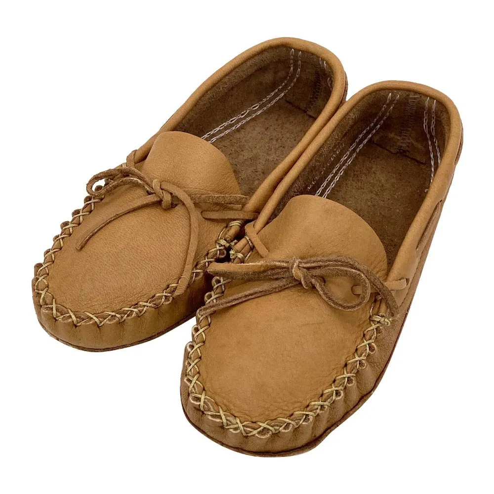 Women's FINAL CLEARANCE Maple Wide Leather Moccasins (5, 6 & 7, 10 ONLY)