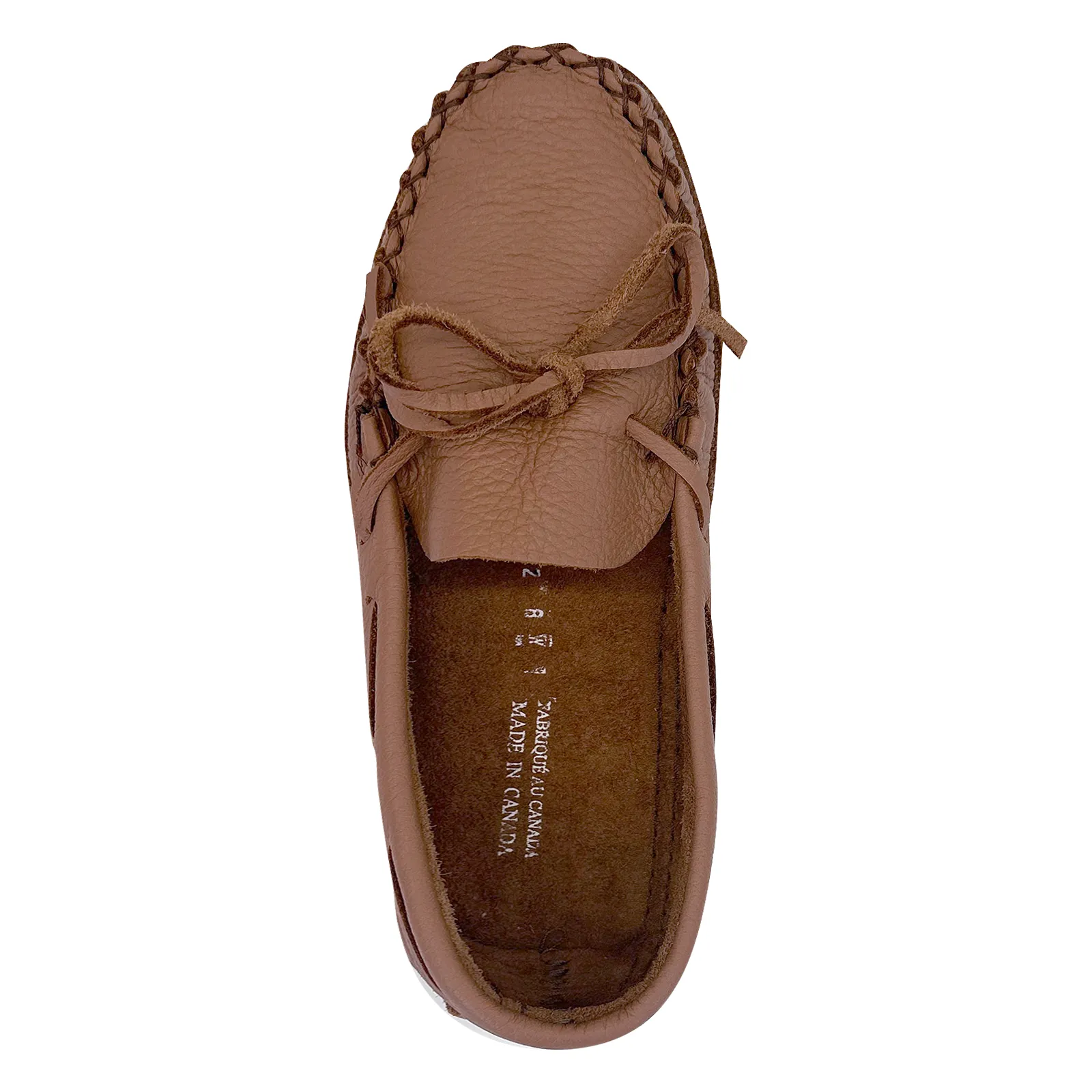 Women's FINAL CLEARANCE Maple Wide Leather Moccasins (5, 6 & 7, 10 ONLY)