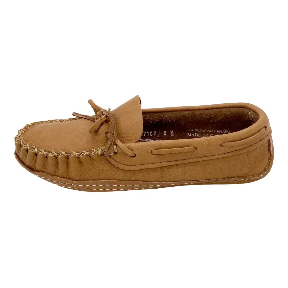 Women's FINAL CLEARANCE Maple Wide Leather Moccasins (5, 6 & 7, 10 ONLY)