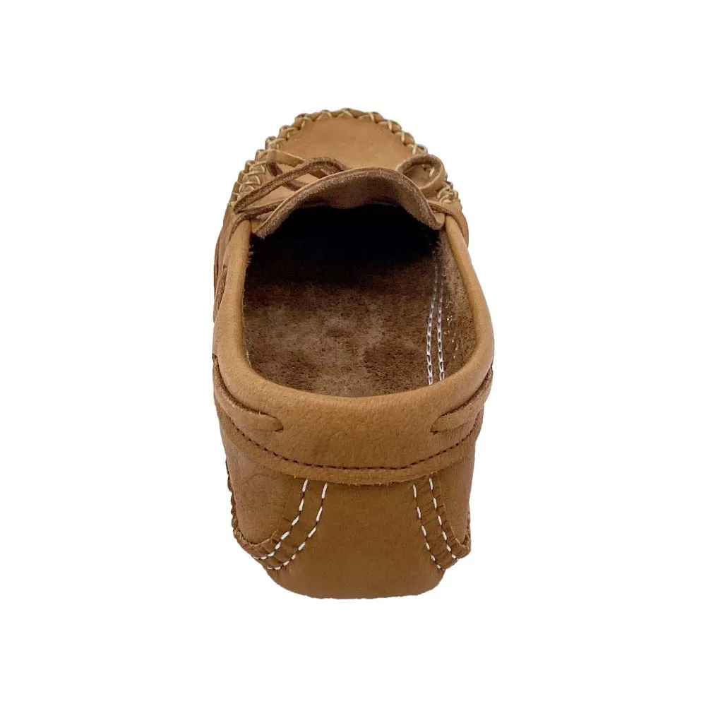 Women's FINAL CLEARANCE Maple Wide Leather Moccasins (5, 6 & 7, 10 ONLY)