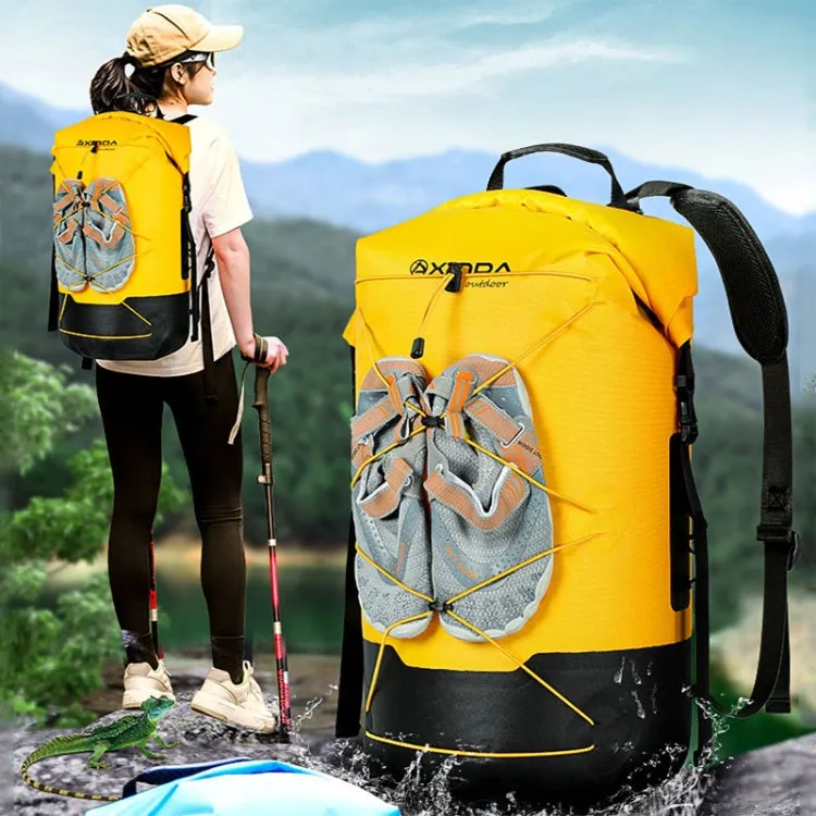 XINDA XD-BAG19 IPX7 Waterproof Outdoor Stream Tracing Backpack Diving Bag, Color: Yellow-26L