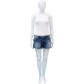 ZADIG & VOLTAIRE DISTRESSED DENIM SHORTS